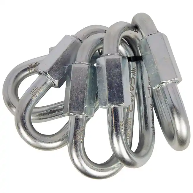 CAMP Zadní desky pro poloautomatické nesmeky Set 5 Oval Quick Link 8 mm Akční Cena