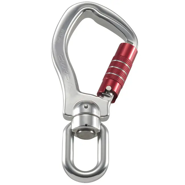 CAMP Aretační hák s bezpečnostním zámkem Otočný hák Alu 3Lock 23 mm Časově Omezené
