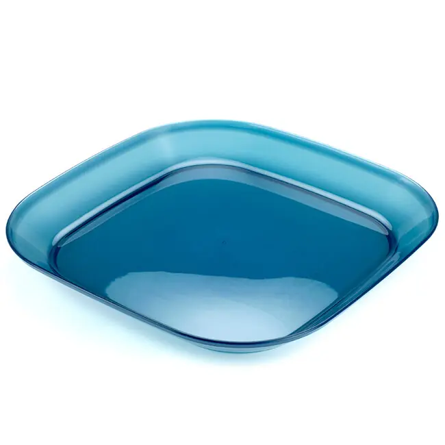 Oblíbený Mělký plastový talíř Infinity Plate od společnosti GSI Outdoors, modrý