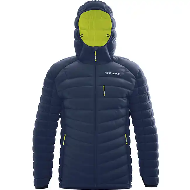 CAMP Dámská péřová bunda Protection Jacket, noční modrá / limetková Vrácení Zdarma