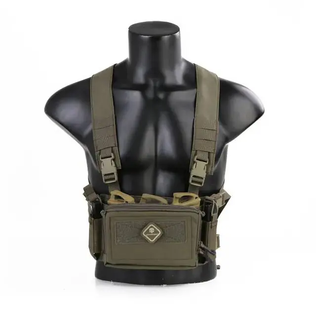 Emersongear Micro Chest Rig D3CR, ranger green 500D Výprodej