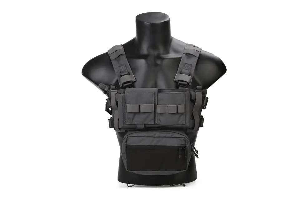 Emersongear Chest rig Micro Fight Chissis MK3, šedá 500D Akční Nabídka