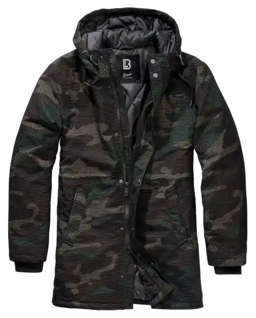 Poslední Šance Brandit Parka Grid Camo, woodland