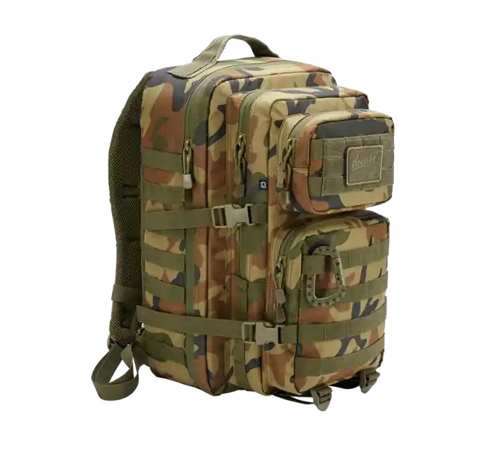 Batoh Brandit US Assault Pack Large 40L, woodland Nejprodávanější