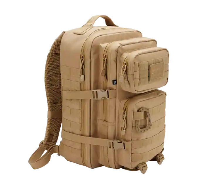 Časově Omezené Batoh Brandit US Assault Pack Large 40L, velbloudí barva