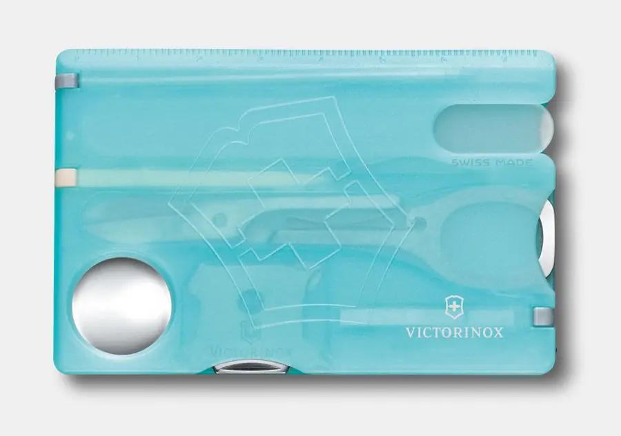 Nová Kolekce Sada na manikúru Victorinox Swiss Card, modrá
