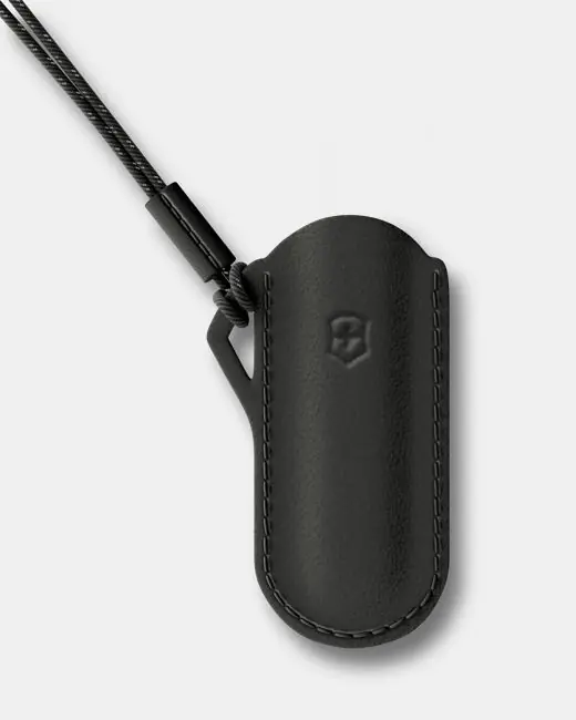 Pouze Dnes Kožené pouzdro na kapesní nůž Victorinox, černé