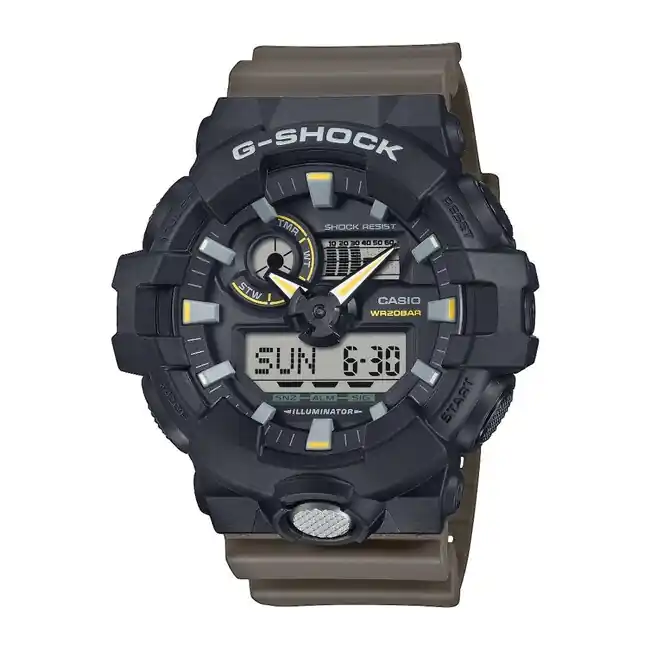 Nejlepší Cena Casio G-Shock Hodinky GA-710TU-1A3ER, černá/hnědá