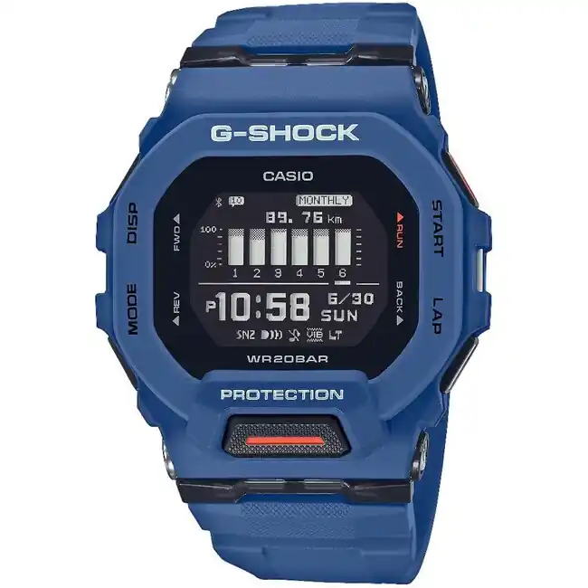 Casio G-Shock Hodinky GBD-200-2ER, černá/modrá Horká Nabídka