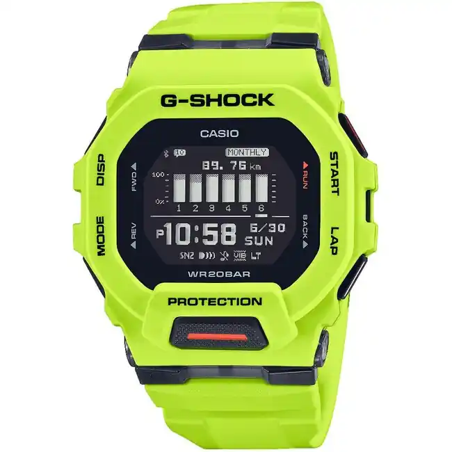 Casio G-Shock Hodinky GBD-200-9ER, černá/žlutá Odeslání Ihned