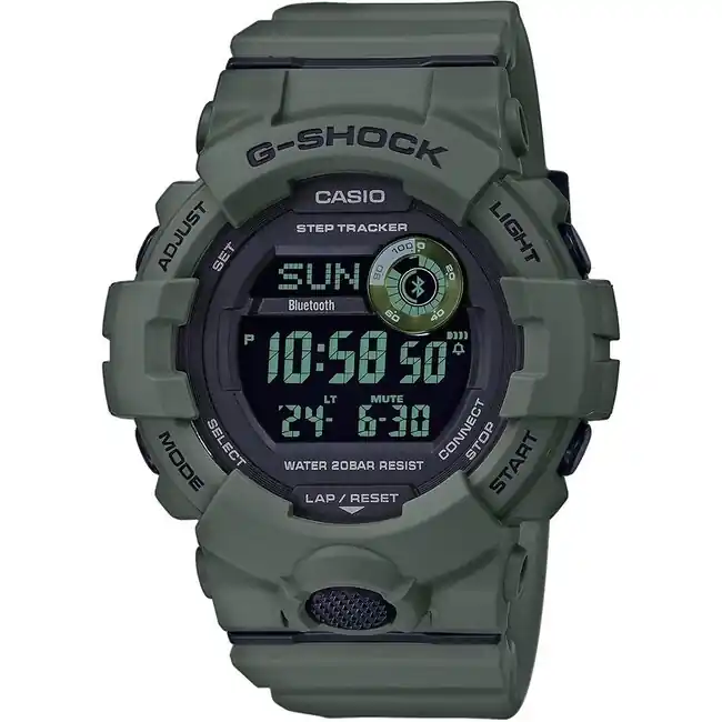 Casio G-Shock Hodinky GBD-800UC-3ER, černá/zelená Přímo Od Výrobce