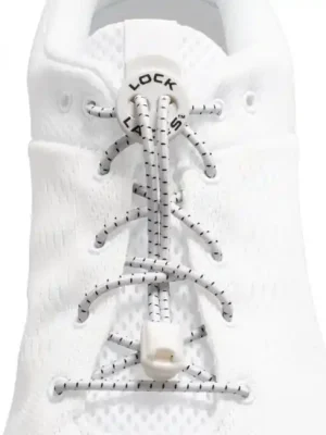 Cenový Hit Tkaničky Lock Laces, bílé