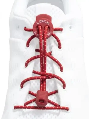Poslední Šance Tkaničky Lock Laces, červené