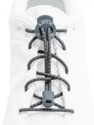 Tkaničky Lock Laces, reflexní, bouřkově šedé Ihned K Objednání