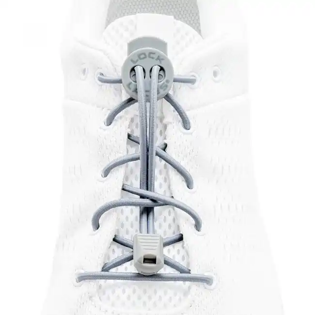 Tkaničky Lock Laces, šedé pevné Přímo Od Výrobce