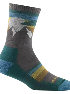 Ihned K Objednání Darn Tough Ponožky Sunset Ledge Micro Crew lehký s polštářem, Dark Teal