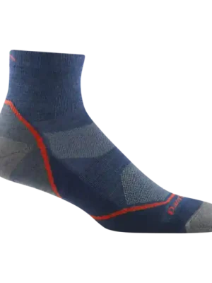 Darn Tough Ponožky Light Hiker 1/4 lehký s polštářem, Denim Vysoce Kvalitní
