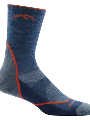 Dokud Zásoby Vydrží Darn Tough Ponožky Light Hiker Micro Crew lehký s polštářem, Denim