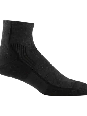 Jen Po Omezenou Doba Darn Tough Ponožky Hiker 1/4 středně lehké s polštářem, Onyx Black