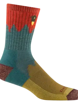 Cenově Výhodný Darn Tough Ponožky Number 2 Micro Crew středně lehké s polštářem, Teal