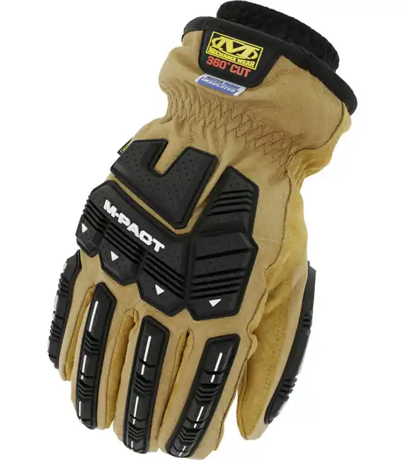 Zimní pracovní rukavice Mechanix M-Pact Driver F9-360, tan black Značkový
