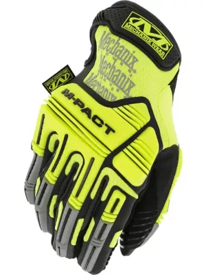 Ochranné rukavice Mechanix M-Pact Hi-Viz, žluté Cenový Hit
