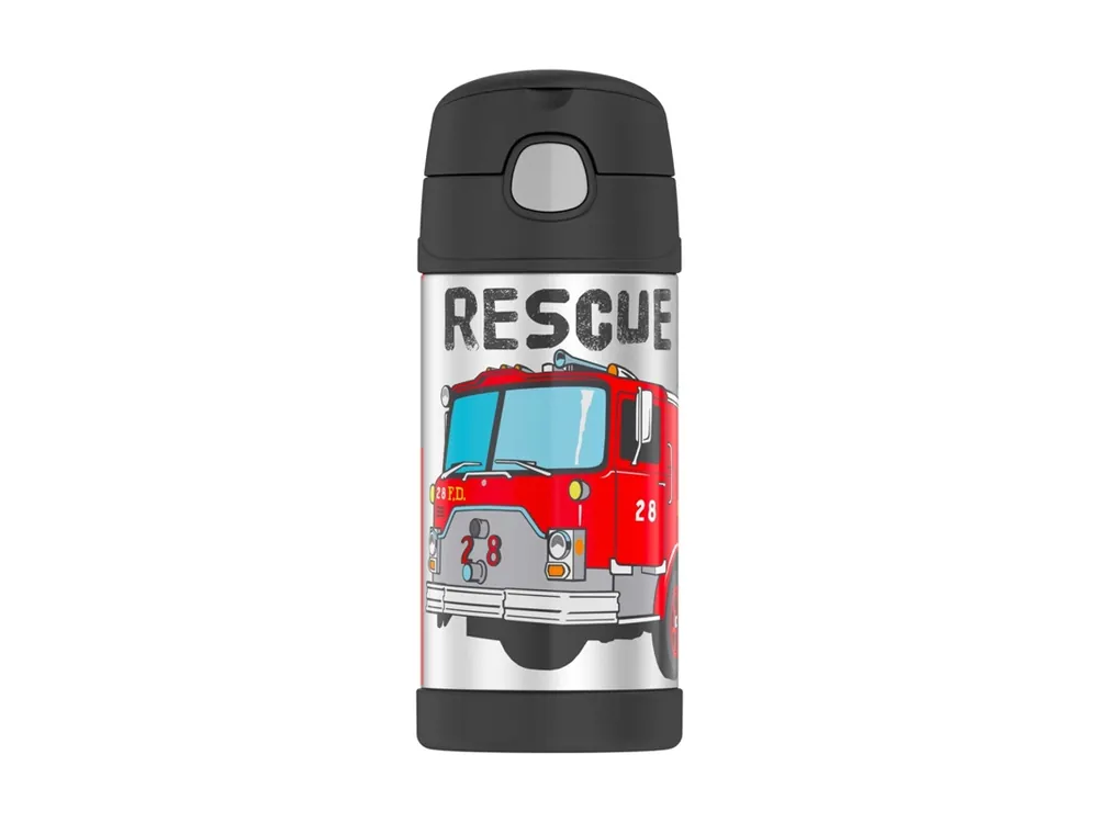 Thermos FUNtainer Rescue 355ml dětská termoska s brčkem - hasiči Aktuální
