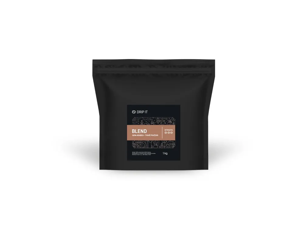 Drip it Espresso blend 1kg - zrnková káva Vysoce Kvalitní