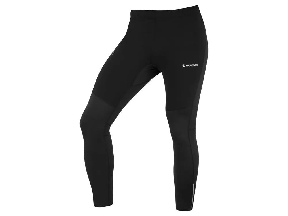 Montane Thermal Trail Tights Black pánské strečové běžecké kalhoty Dokud Zásoby Vydrží