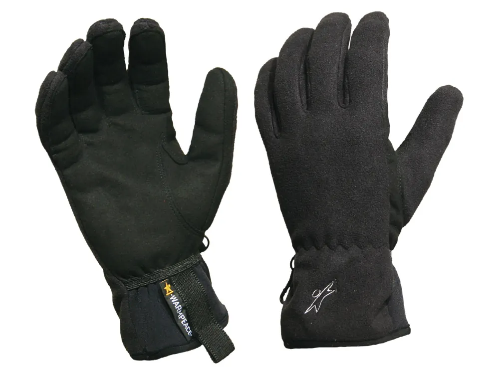 Top Prodej Warmpeace Finstorm black Lehké rukavice Shell-Tec Fleece