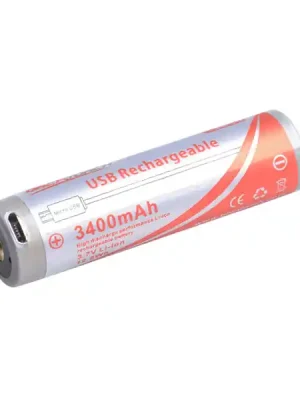Finální Výprodej Orcatorch Baterie 18650 3400 mAh USB port