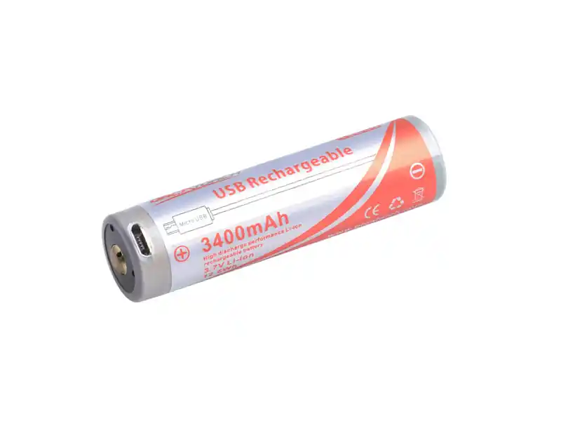 Finální Výprodej Orcatorch Baterie 18650 3400 mAh USB port