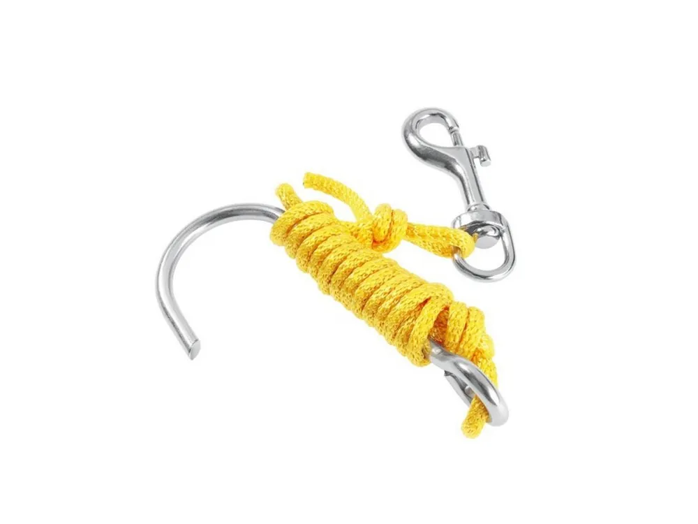Nová Kolekce Scubapro REEF HOOK útesový hák s karabinou a lankem