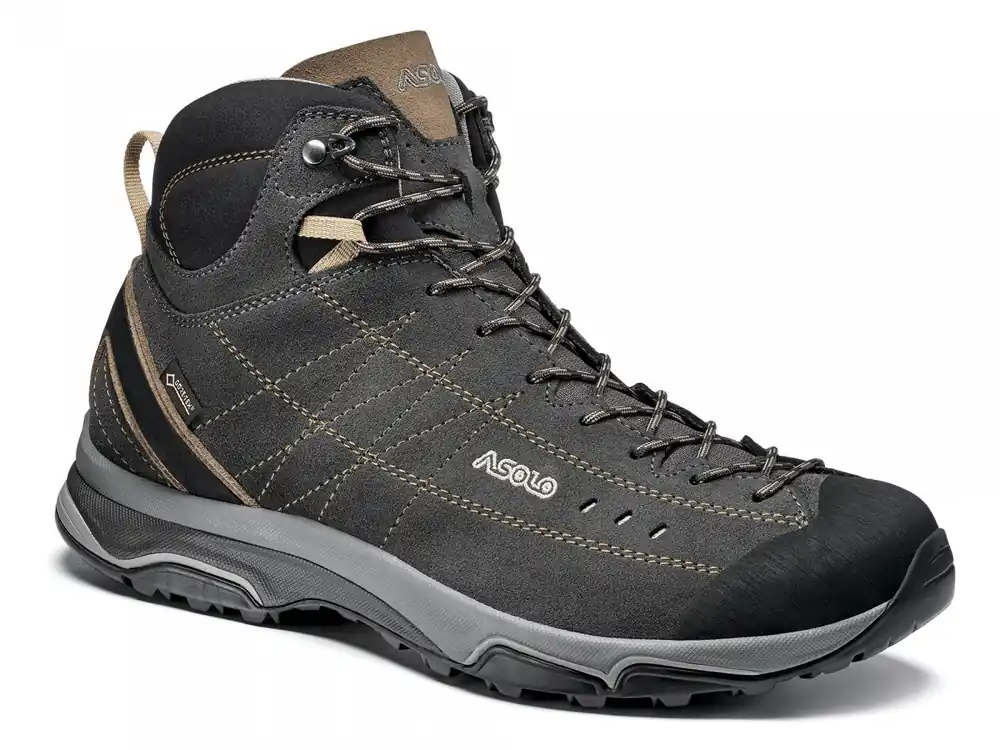 Vysoce Kvalitní Asolo Nucleon Mid GV MM graphite/brown - polokotníkové pohorky
