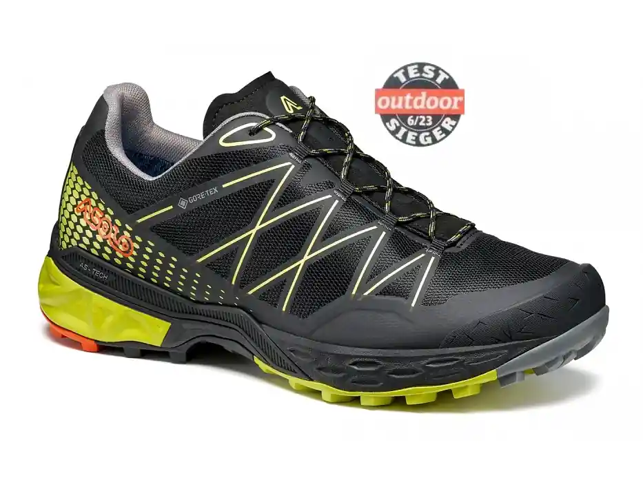 Asolo Tahoe GTX MM black/safety yellow - pánské turistické boty Ověřený