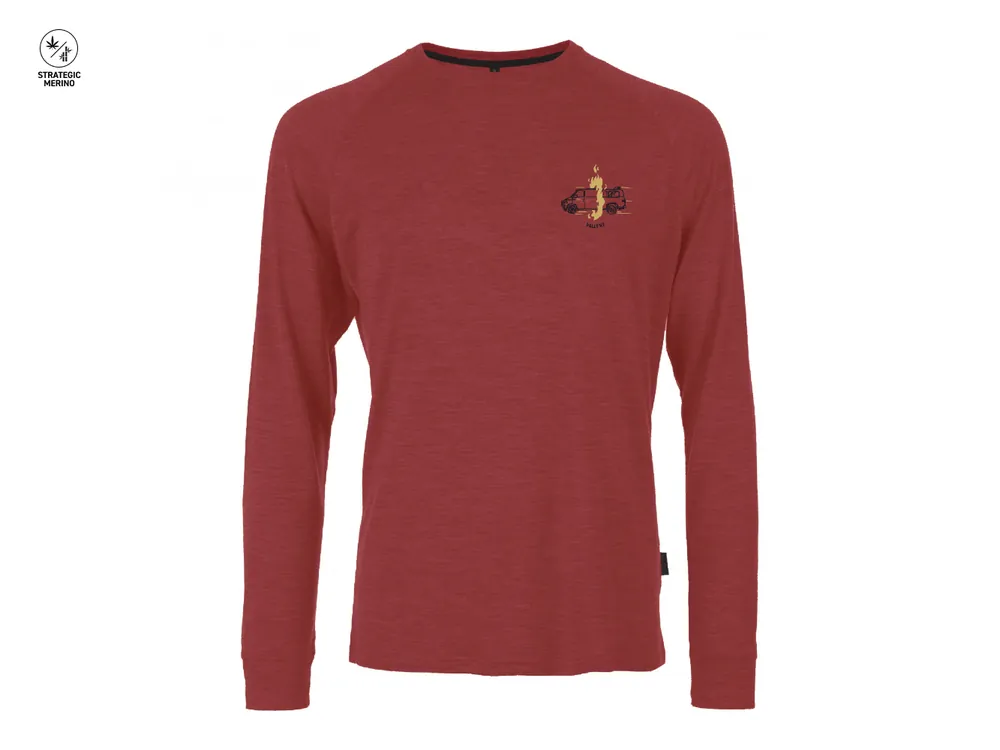 Nízká Cena Pally‘Hi Men‘s Longsleeve Time Machine Washed Volcano - pánské triko