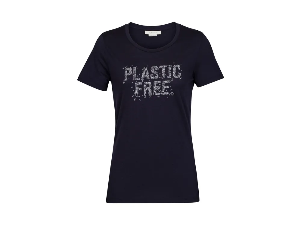 Bezpečná Platba Icebreaker Wmns Tech Lite II SS T-Shirt Plastic Free, Midnight navy