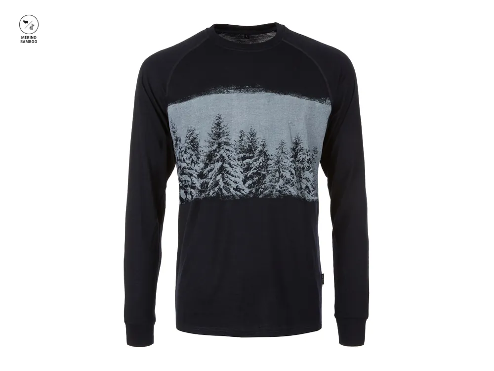 Cenová Bomba Pally‘Hi Men‘s Longsleeve Winterwonder Bluek - pánské triko