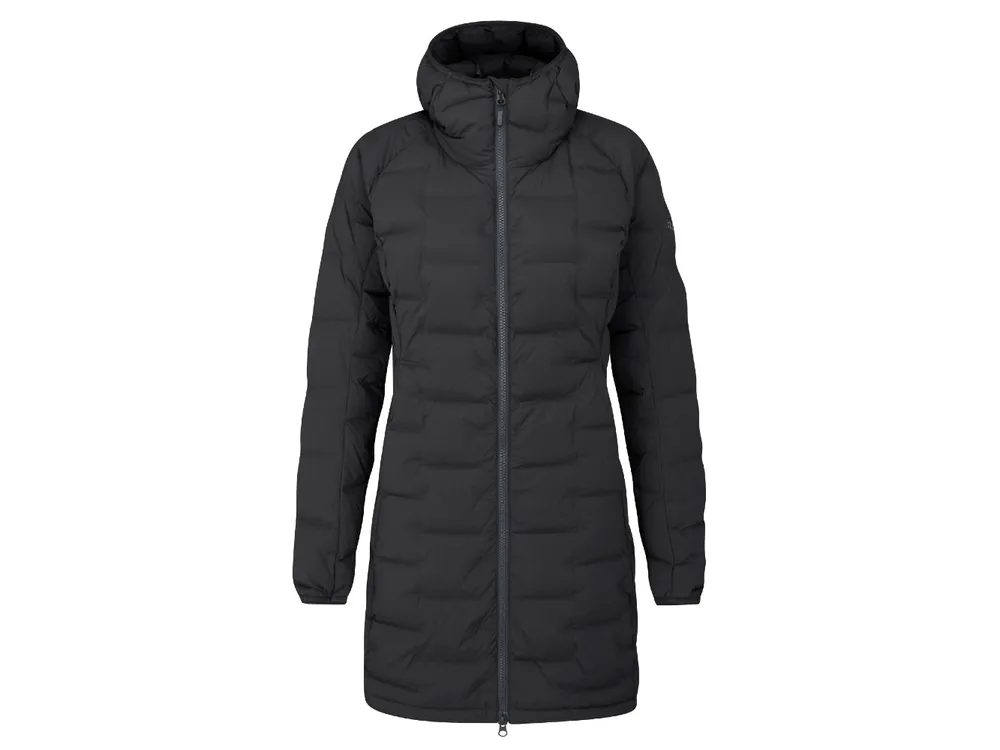 Rab Womens Cubit Stretch Down Parka, ebony - dámský péřový kabát Top Prodej