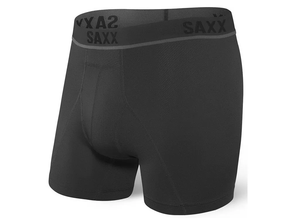 Horká Nabídka Saxx Kinetic L-C Mesh BB blackout - pánské sportovní boxerky