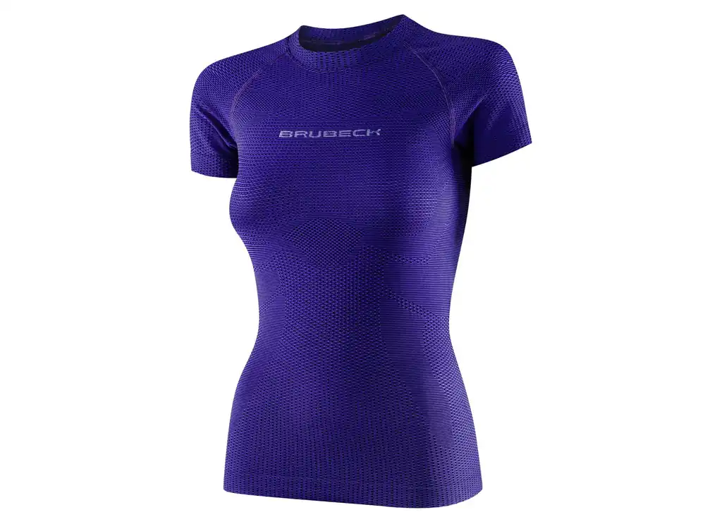 Brubeck Womens 3D Run PRO T-Shirt violet - dámské funkční tričko Časově Omezené