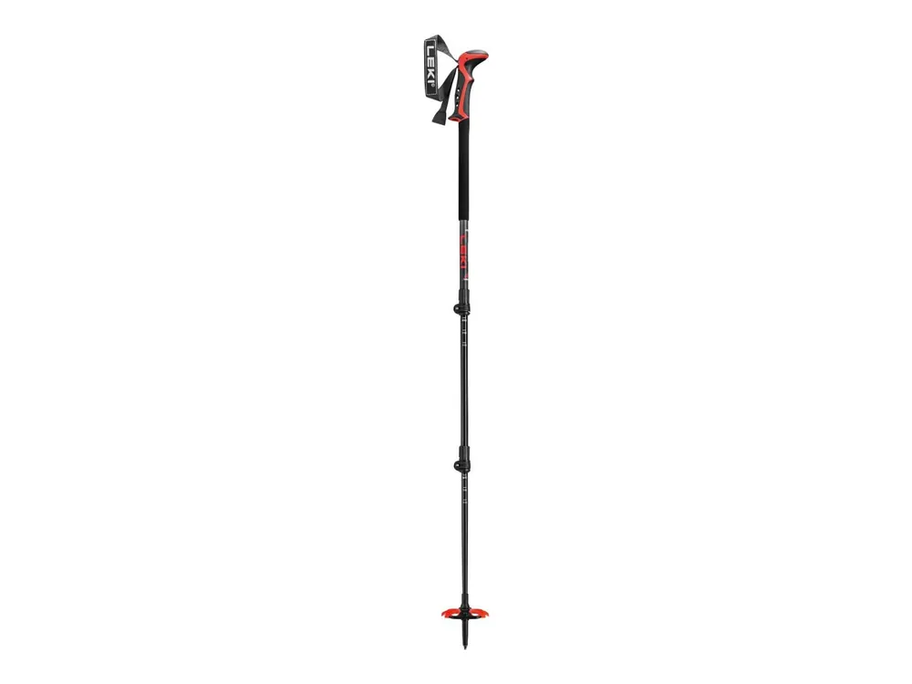 Leki Haute Route 3 dark anthracite-dark red-black 110-150cm - Skialpinistické hole Poslední Šance