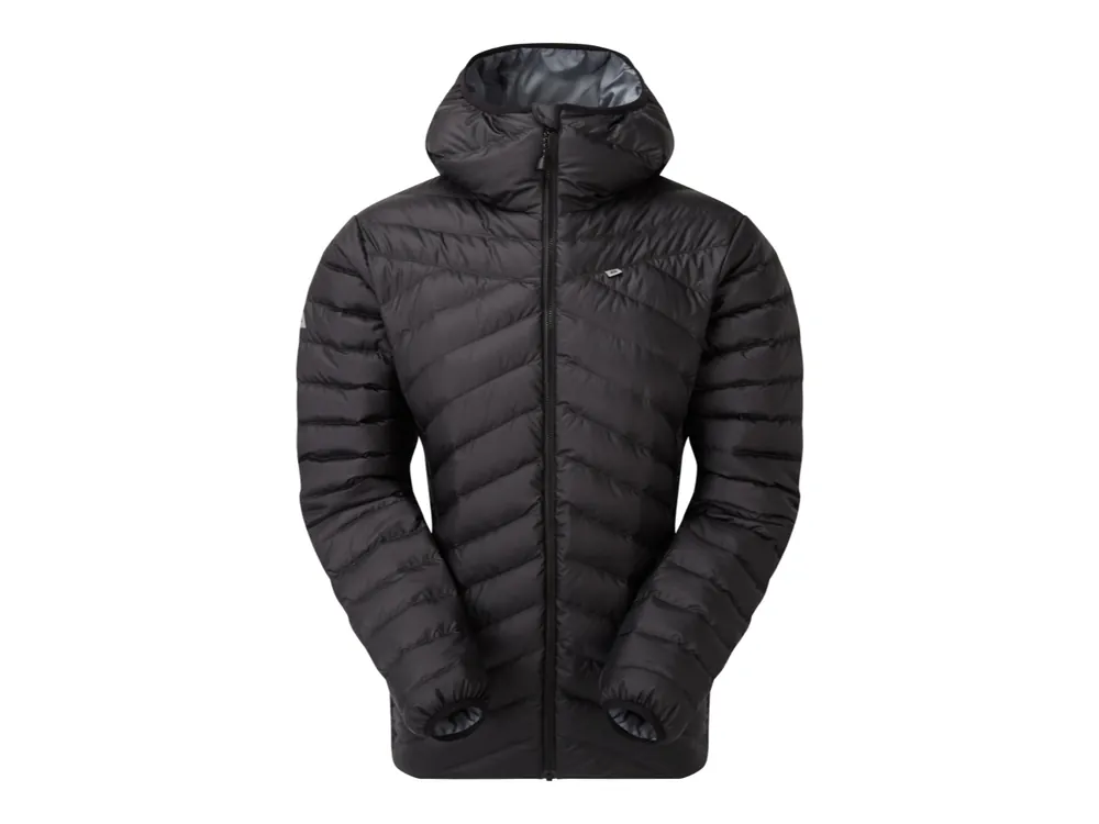 Mountain Equipment W‘s Earthrise Hooded Jacket, black - dámská péřovka Originální