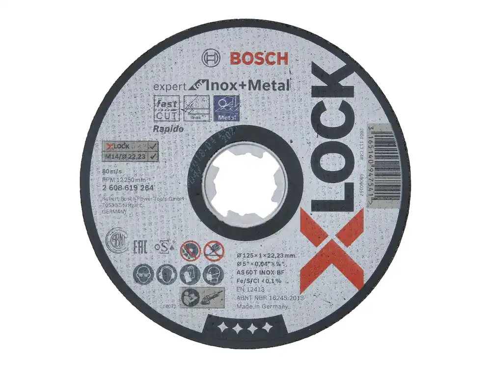 Bosch X-LOCK plochý řezný kotouč 125x1x22,23mm Expert for Inox+Metal Sleva