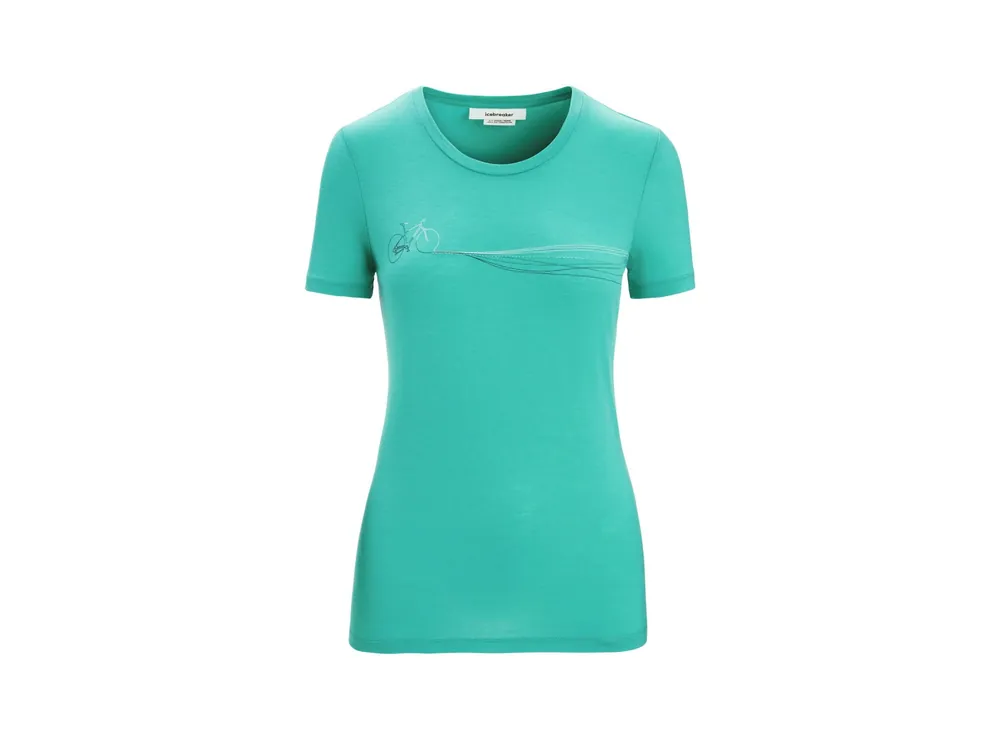 Icebreaker Wmns Tech Lite II SS Tee Cadence Paths, Fresh Nová Kolekce