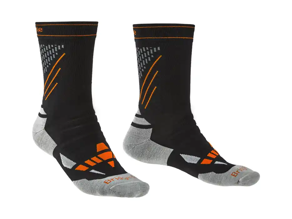 Bridgedale Ski Nordic Race black/stone pánské lyžařské ponožky Omezená Nabídka