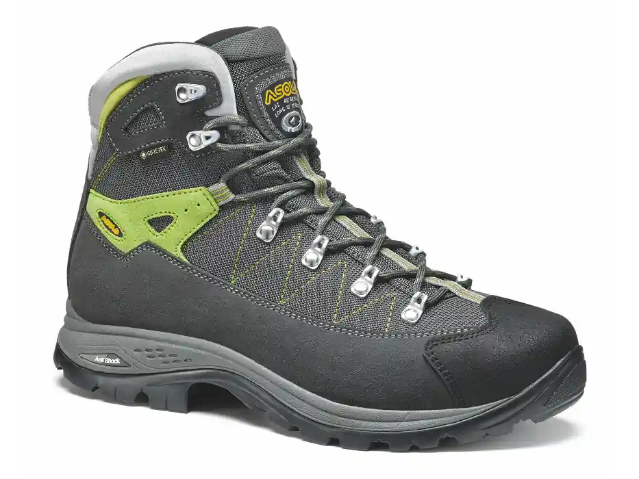 Asolo Finder GV MM, graphite/green lime - pánské pohorky Akce