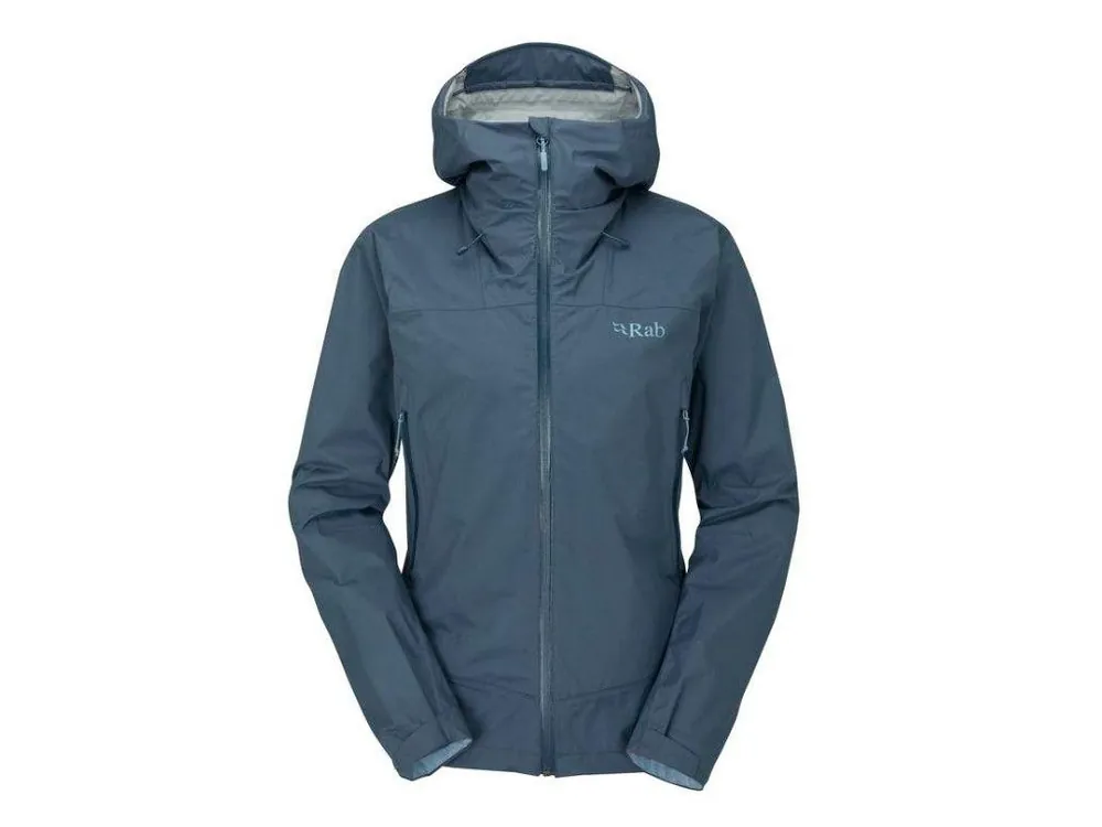 Pouze Dnes Rab Downpour Plus 2.0 Jacket Wmns, orion blue - dámská nepromok bunda