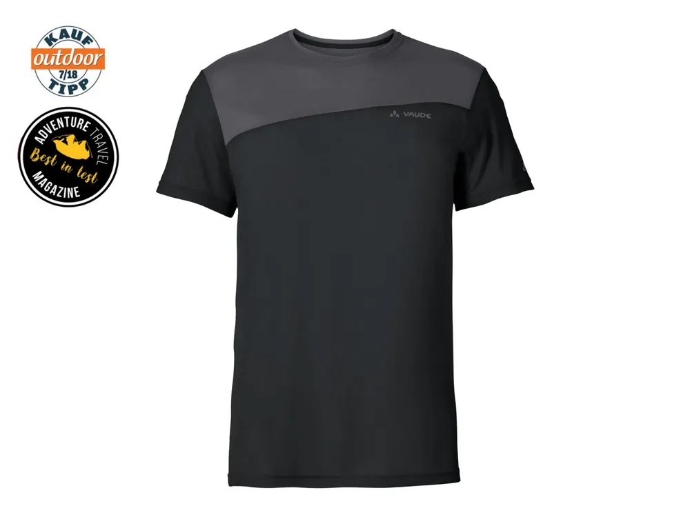 Vaude Men‘s Sveit T-Shirt, black - pánské funkční tričko Výhodná Nabídka