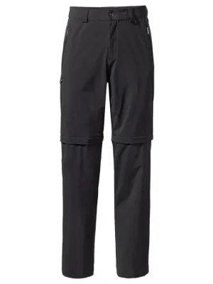 Značkový Vaude Mens Farley Stretch ZO Pants II, black - pánské kalhoty